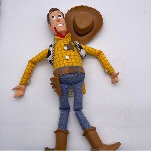 Mattel Toy Story Tumblin' Talkin' Woody 17" Vintage 1998 WB